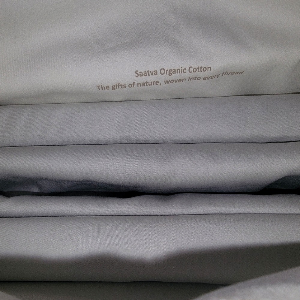 SAATVA SPLIT QUEEN ORGANIC COTTON SHEET SET